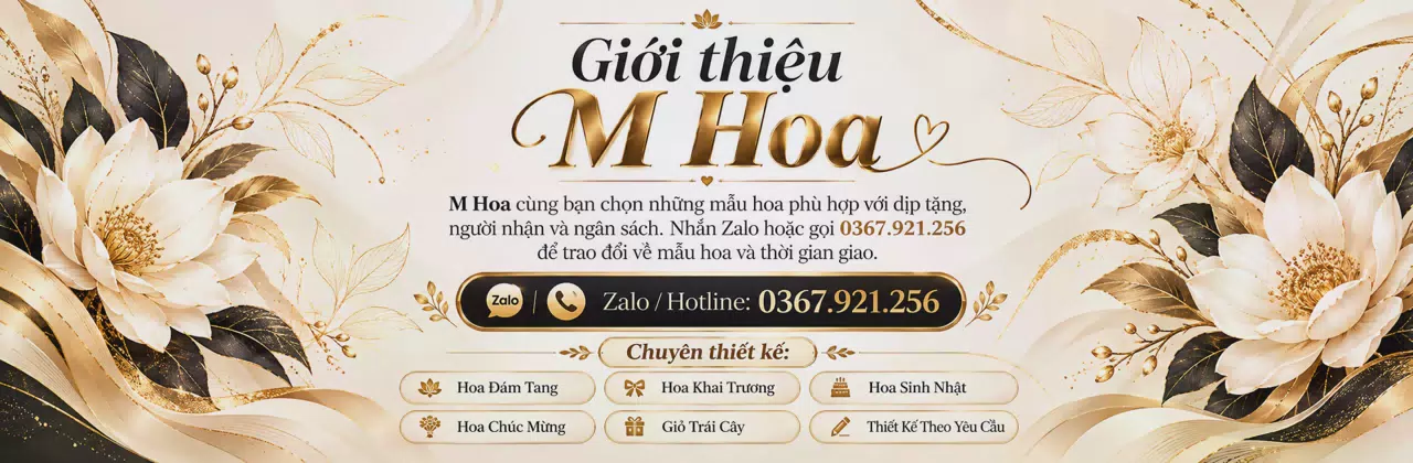 Ảnh bìa Shop hoa tươi Phường Hạnh Thông Hồ Chí Minh - Gửi hoa đẹp, trao lời thương